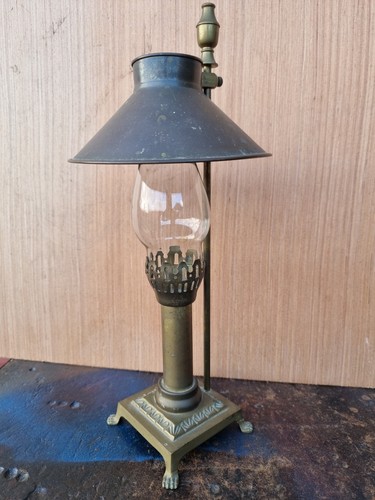 Vintage brass table lamp - brass,