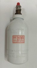 P/N 400264 SM. GERZAT EMERGENCY OXYGEN BOTTLE FOR MIRAGE AIRCRAFT AFTER OVERHAUL