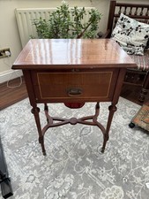 Antique sewing table work - table,