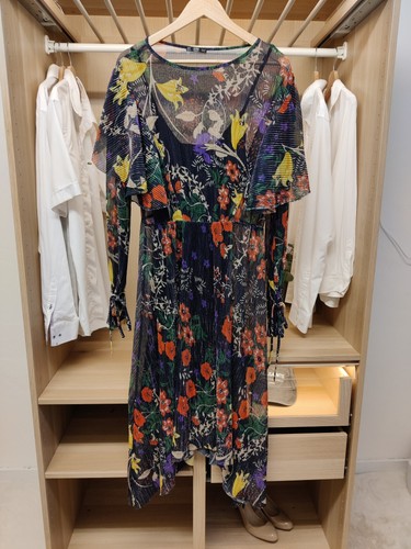 Zara dress medium - dress, plisse