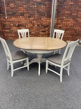 Parquet Oak & Grey Round Oval