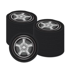 Car Tyre Napkin Racing