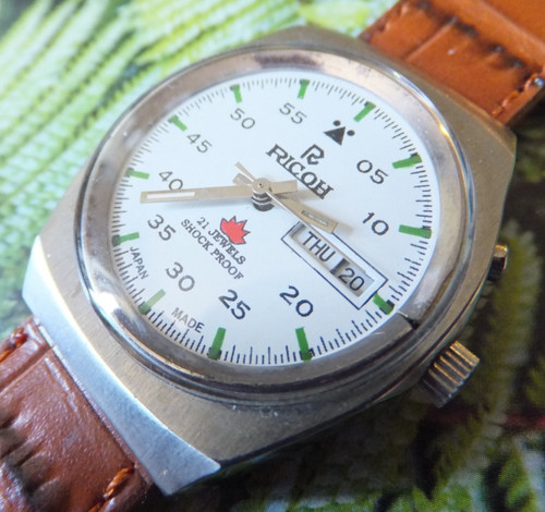 White field dial 35mm 1970 - dial,