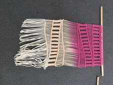 OmbréMacrame Wall Hanging Tapestry Handmade Ethnic Chic Woven Wall Art 