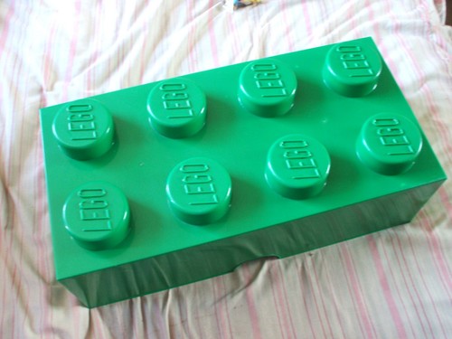 Lego stud green storage - 8,
