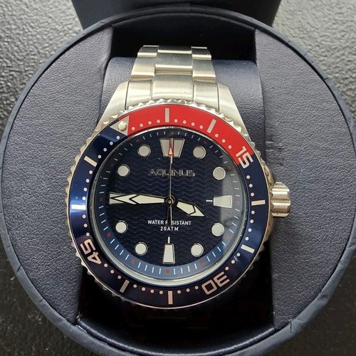 Aquinus diver wristwatch - aquinus, blue