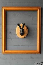 Handmade Black Resin Rabbit