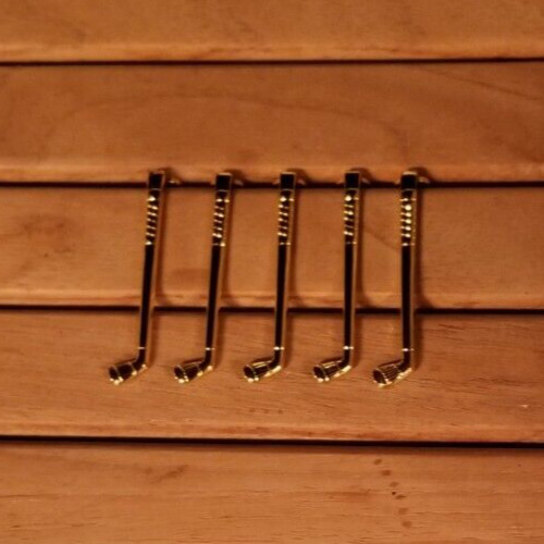 Gold plated golf club - 5,