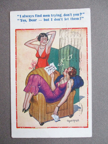 Comic postcard donald - postcard, mcgill