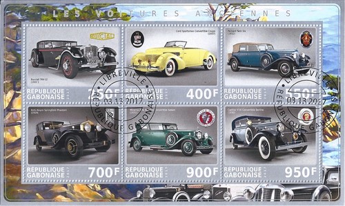 Mini sheet 2017 - 2017, vehicules
