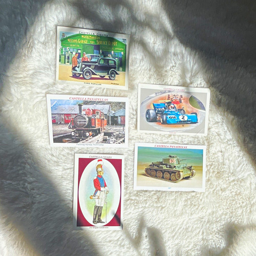 Castella cigarette cards mixed - cards,