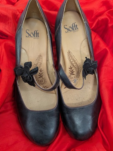Sofft black mary jane pumps - jane,