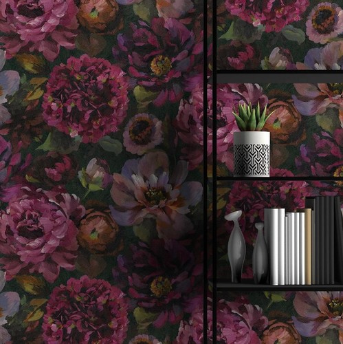 Floral peony wallpaper - peony, pink