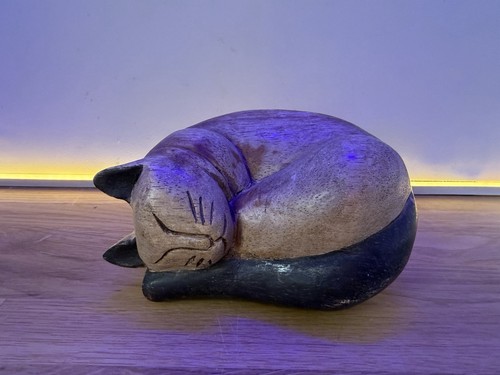 Hand carved wooden - wooden, sleeping