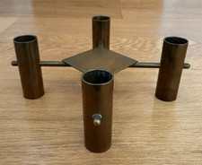 4 ARM BRASS MODERNIST