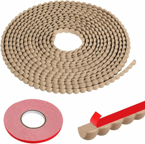 Flexible peel and stick - and, bobbin