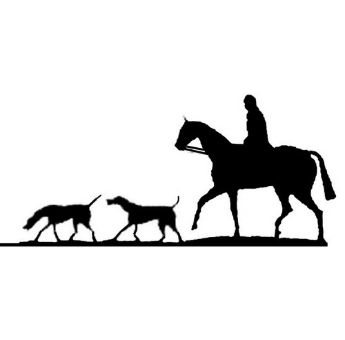Horse hounds weathervane or - hounds,