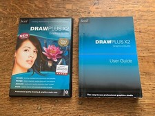 Serif Drawplus X2 * Graphics Studio * User Guide & 2-CD-ROMs * 2008 **UNTESTED**