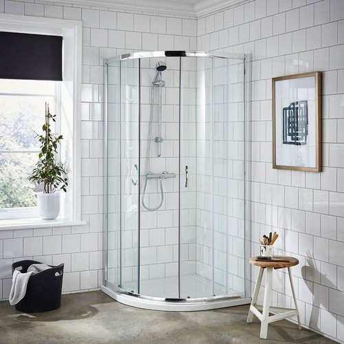 Bathroom modern quadrant - modern,