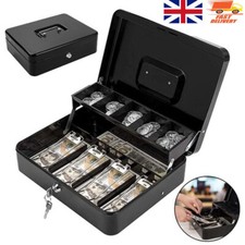 Metal Cash Box Lockable Money