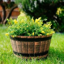 Large Barrel Planter Plant Pot