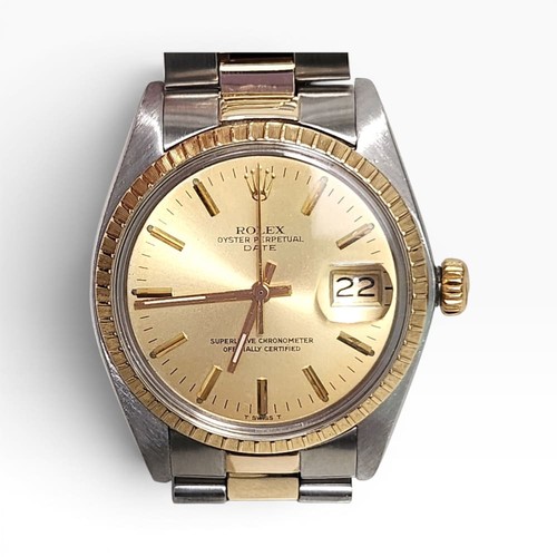 Rolex date two - 34, tone
