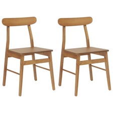 Dining Chair Solid Rubber Wood