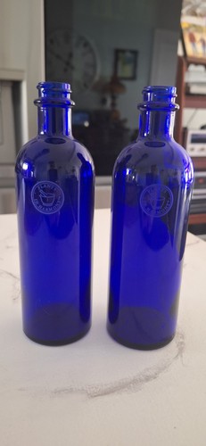 Lot cobalt blue glass - lot/2,