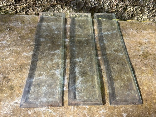 Antique clock glass for - , parts.
