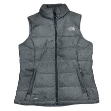 The North Face 700 Down Insulated Gilet Vest Jacket Grey Womens Small