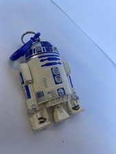 2" TALL RUBBER R2D2 STAR WARS ROBOT KEYCHAIN FOB LUCAS FILM