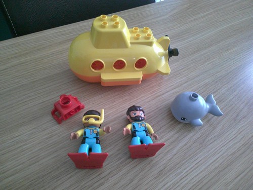 Lego duplo submarine with - lego,