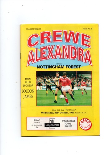 Crewe alexandra nottingham - v,