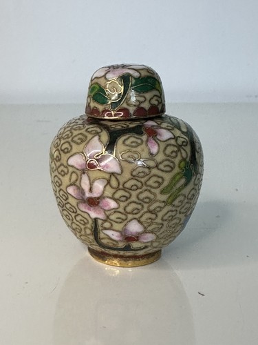 Vintage floral cloisonne - floral,