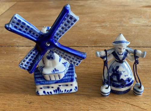 Dutch delft blue figurines - dutch,