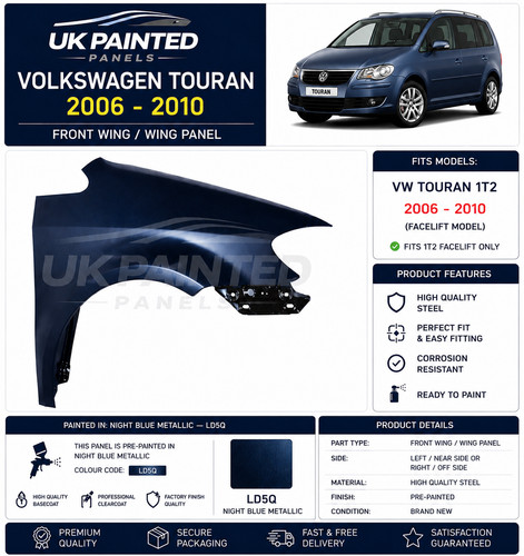 Touran front wing 2006 2010 - vw,