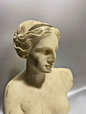 Vintage small alabaster bust - vintage,