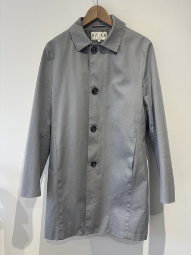 Reiss men grey mac coat - grey,