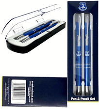 Everton FC Executive Black Ink Ballpoint Pen & Pencil EFC Gift Set