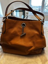 Rocha John Rocha "RJR" designer tan handbag with chain detail