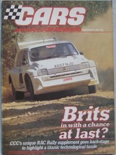 Cars & Car Conversions November 1985 featuring Audi Quattro, Peugeot T16, MG 6R4