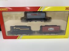 Hornby R6366 OO Gauge Shell Texaco Total Fuel Tanker Pack X 3 Boxed