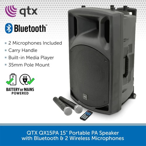 Qtx qx15pa portable pa - qtx,