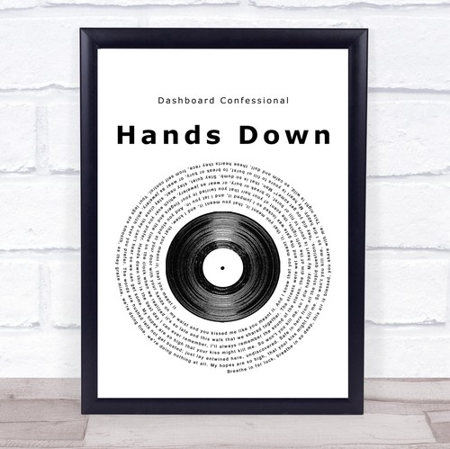 Hands down vinyl record - hands,