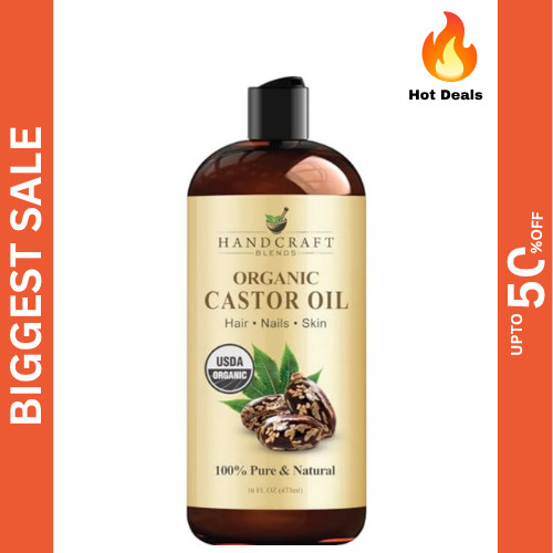 Organic castor oil - oil, pure