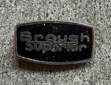 VINTAGE BROUGH SUPERIOR MOTORCYCLE PIN BADGE