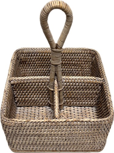 Condiment caddy white wash - caddy,