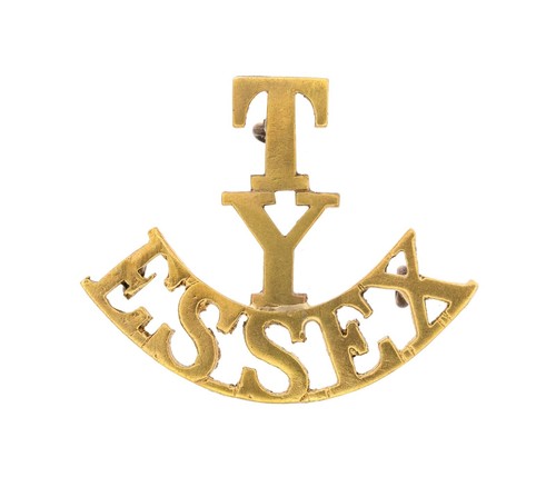 Essex shoulder title brass - t, y