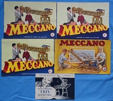 LOT OF 4 MECCANO PLUS 1 TRIX