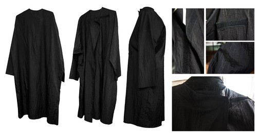 Black hairdressing salon - black, gown